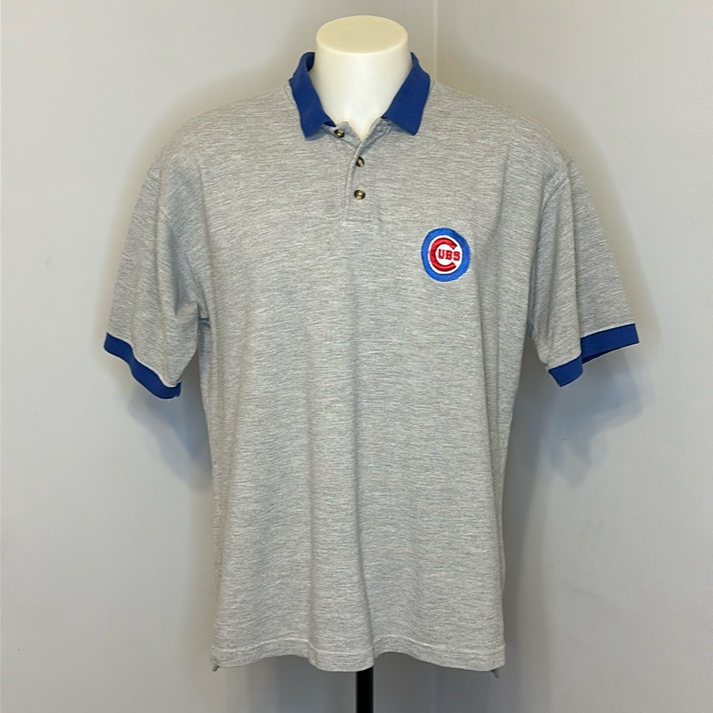 Vintage 90s Chicago Cubs Iron Knights Athletics Polo
